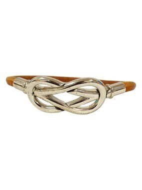 Hermes Leather Bracelet Brown